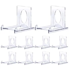 10Pcs Mini Clear Adjustable Acrylic Easel Display Stand Holder For Trading Card