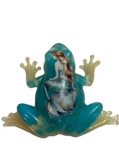Mermaid Resin Frog Figure Ocean Home Decor