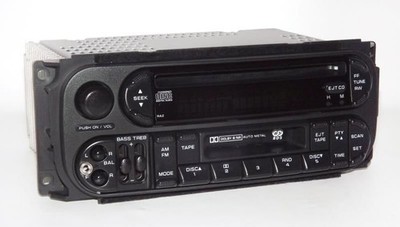 Chrysler PT Cruiser 2003 AM FM CD Cassette Radio w Auxiliary mp3 Phone Jack RAZ