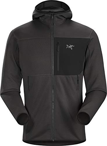ARCTERYX ARC'TERYX FORTREZ FELPA CON CAPPUCCIO UOMO CARBON BLACK SMALL