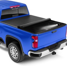 Vinyl Roll-up Tonneau Cover For Truck Bed Fits 2007-2026 Chevy Silverado 5.8ft