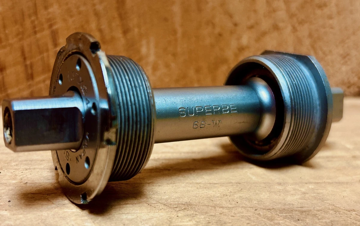 Boîtier De Pédalier Suntour Superbe Vintage – 68 Mm – Axe 114 Mm Asymétrique JIS