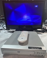 Magnavox DVD Player W/OEM Remote NO Back On Remote /RCA Cables-Model MWD200GA