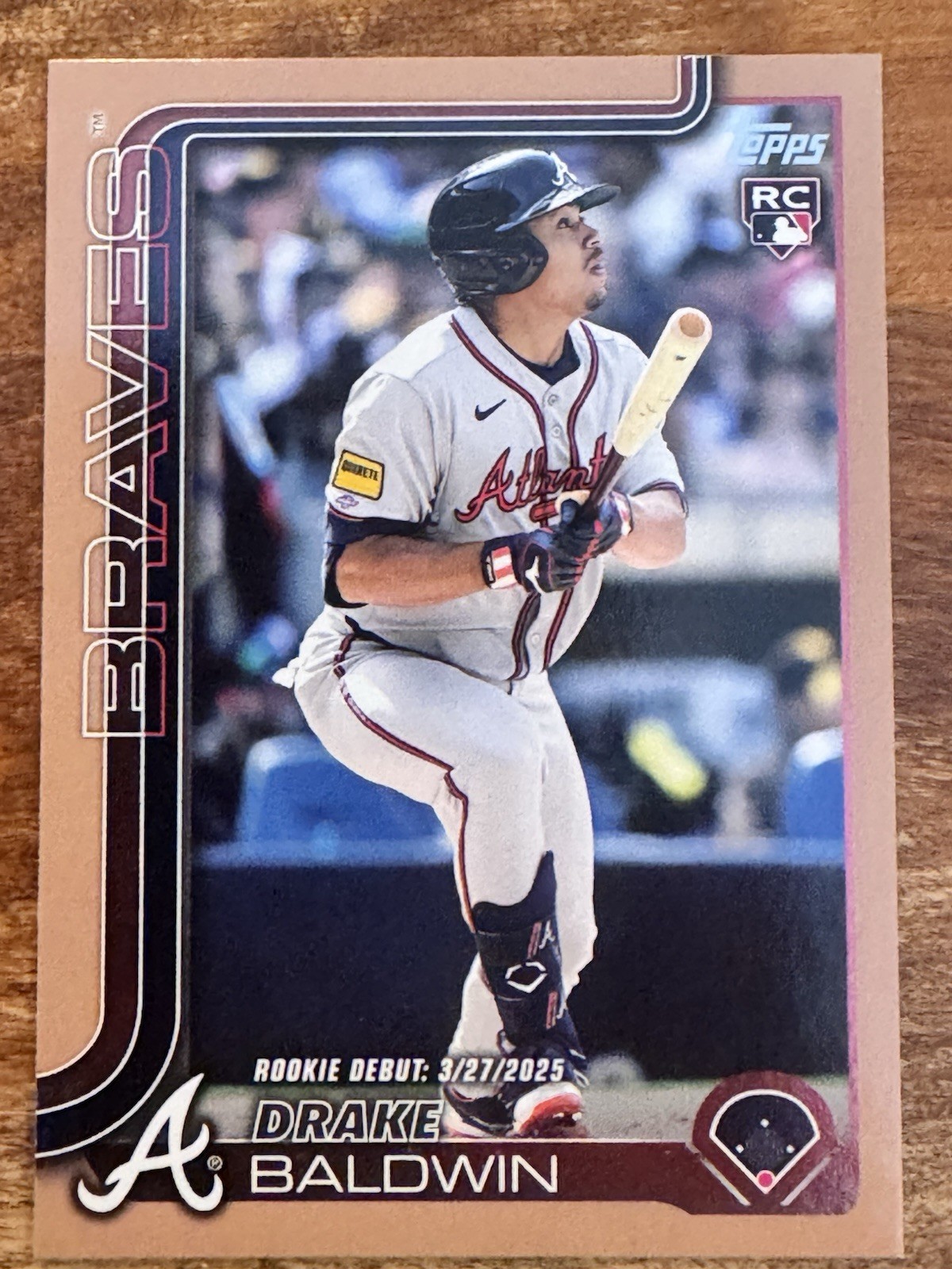 Drake Baldwin RC - 2025 Topps Update #US113 Gold #/2025 - Atlanta Braves