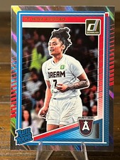 2025 Panini Donruss WNBA #91 Te-Hina Paopao Lava Rated Rookie [RC] Atlanta Dream