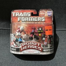 Transformers Universe Robot Heros Generation 1 Series Arcee VS Decepticon Rumble