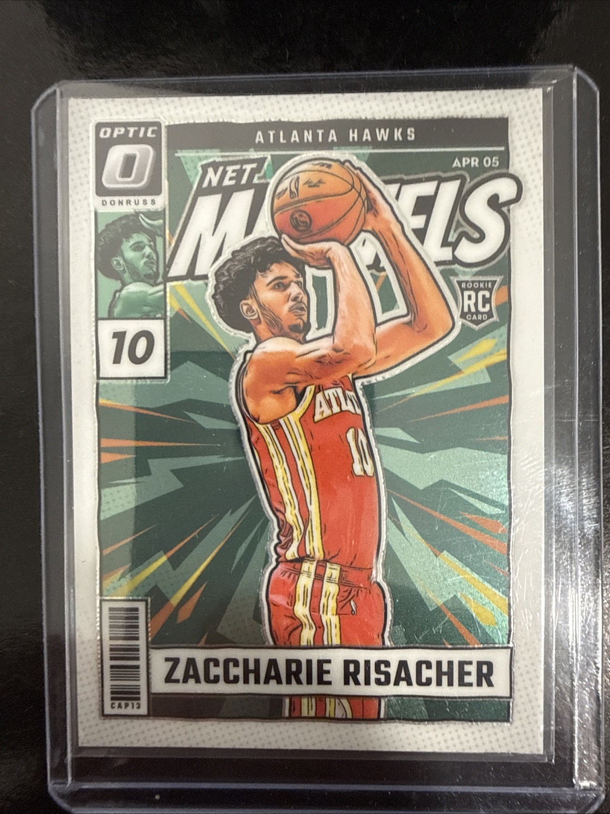 2024-25 Panini Donruss Optic - Net Marvels Zaccharie Risacher #25 (RC)