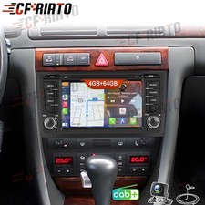 DAB+ Carplay Android Autoradio GPS NAVI WIFI FM F&uuml;r Audi A6 4B2 4B5 C5 1997-2005