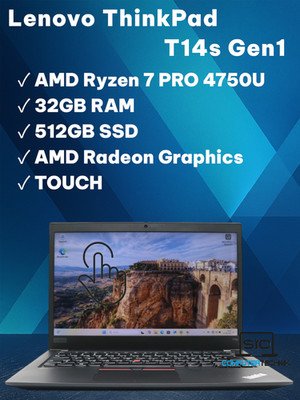 Lenovo ThinkPad T14s Gen1 Ryzen 7 Pro 4750U 32GB RAM 512GB SSD 14'' Touch QWERTY