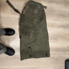 US Military Improved Duffel Bag Green Nylon Shoulder Strap