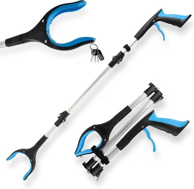 MARKENLOS Greifzange faltbar 91cm mit Magnet Muellzange Greifer LINKINNO