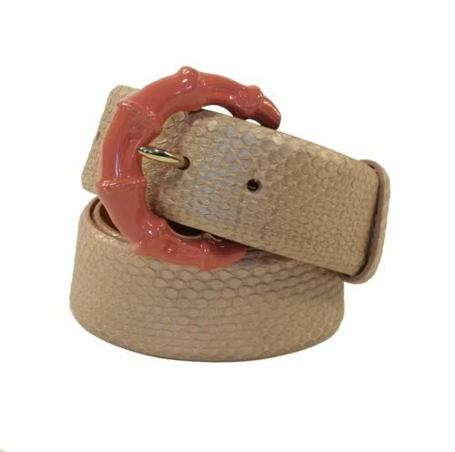 Cinturones de piel de serpiente para mujer Ralph Lauren