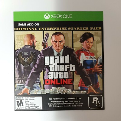 Grand Theft Auto Online Criminal Enterprise Starter Pack DLC Xbox One