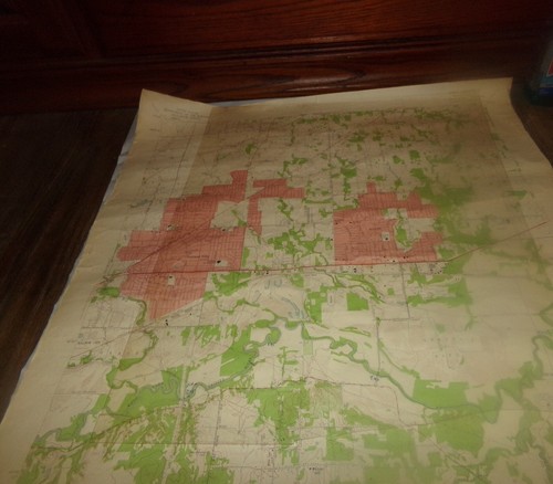 Vintage Hurst Texas Topographic map Richland Hills Haltom City Turn Pike 1959 - Picture 8 of 11