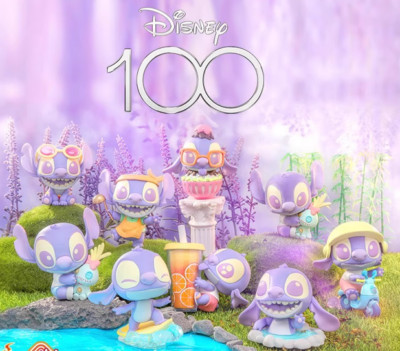 Hot Disney 100 Fantasy Purple Star Baby Stitch Confirmed Blind Box Figure Toy！