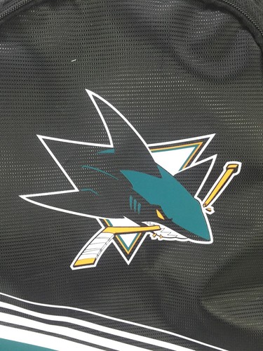 NHL San Jose Sharks Stripe Core Backpack - Picture 6 of 7
