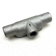 (6-Pack) Crouse-Hinds T17 Malleable Iron Conduit Outlet Body Tee 1/2" USA Made