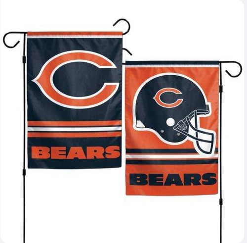 Chicago CHI Pro Football Team Flag 12 x 18 inch Garden Flag Football Banner - 第 1/1 張圖片