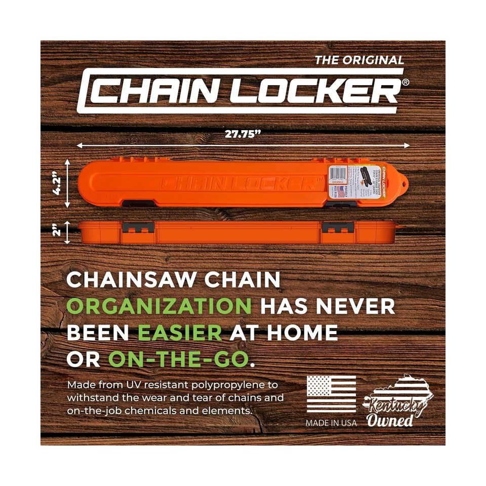 Original Chainsaw Chain Storage - Portable Universal Chain Saw Holder ...