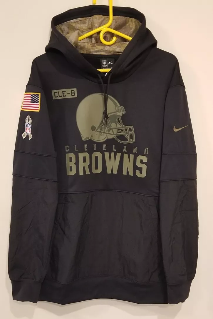 CLEVELAND BROWNS 2020 NIKE NFL Salute to Service Hoodie Men's