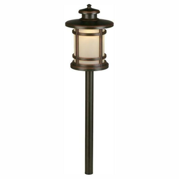 Hampton Bay 3W Oil Rubbed Outdoor Integrated LED Landscape Path Light