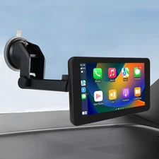 7" TouchScreen Rotatable Car Stereo Carplay Multimedia Radio Android Auto BT AUX