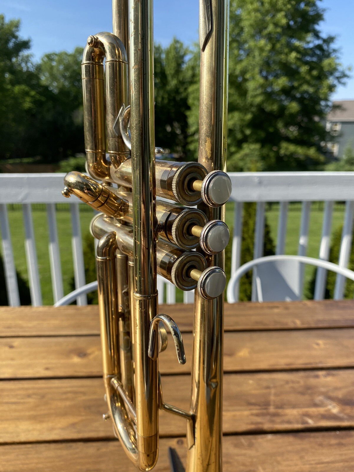 Selmer Bach TR300 Trumpet Made in USA W/ Case + 7C Mouthpiece NICE eBay