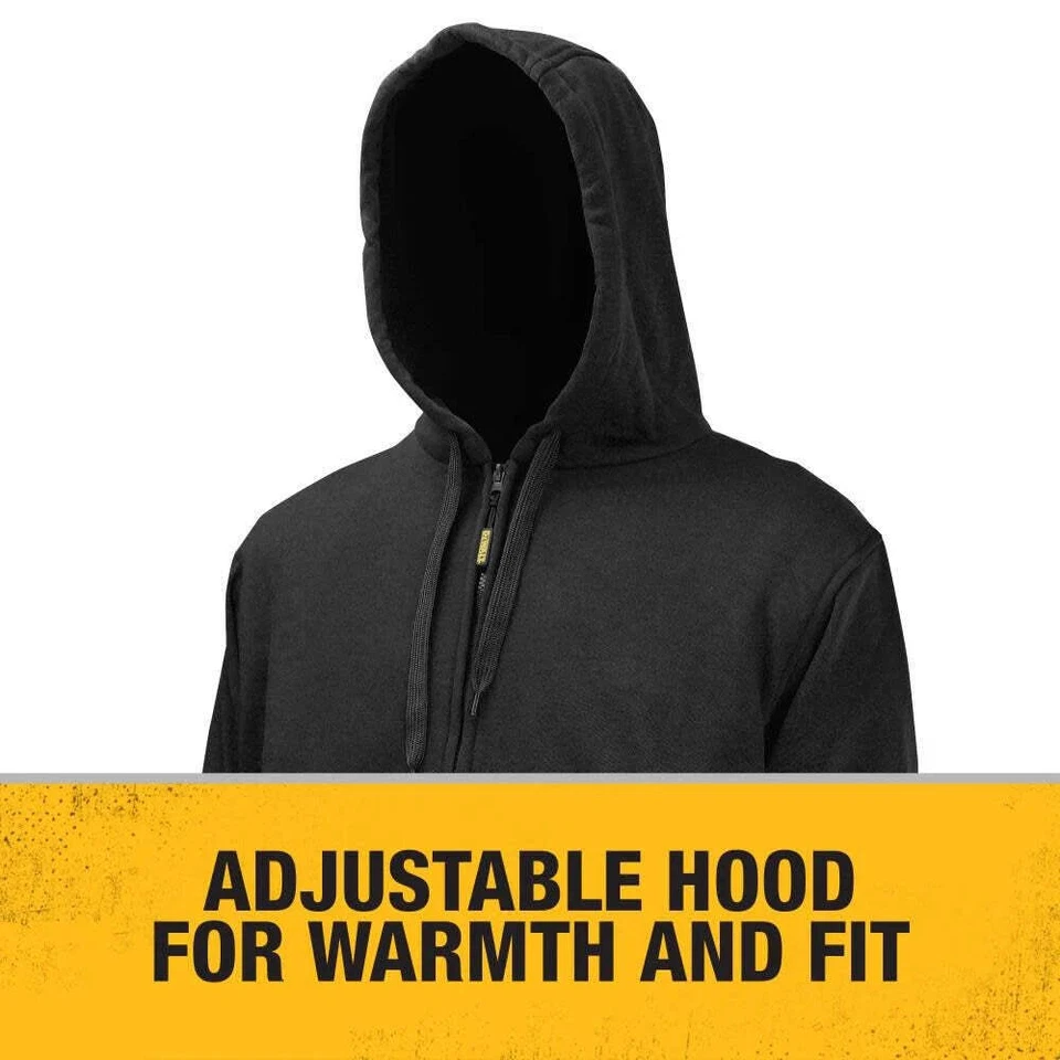DEWALT (DCHJ067B-2XL) 20V/12V MAX Bare Hooded Heated Jacket, Black, XX-Large - Image 3 of 4
