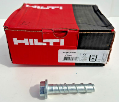 2x Kästen (32 insgesamt) Hilti HUS3-H 14x75 Beton Sechskant Schraubanker