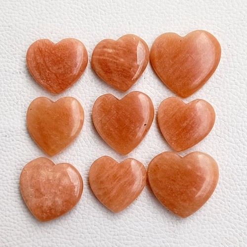 Corazón Melocotón Amazonita Cabujón Suelto Único Piedra Preciosa Natural - Imagen 4 de 5