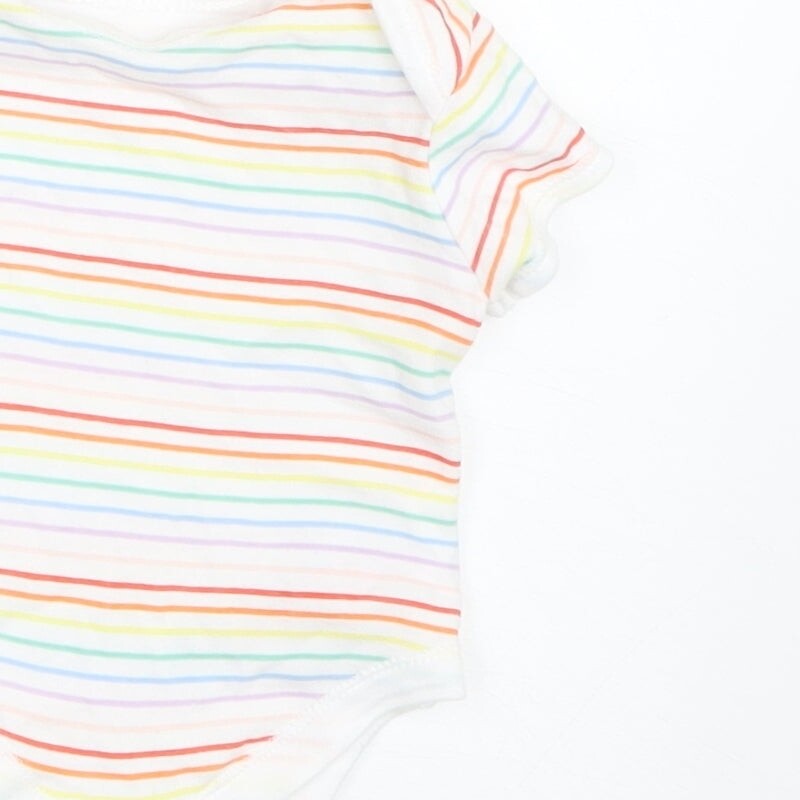 Primark Baby Cotton Blend T-Shirt Size 0-3 Months Round Ne image 10