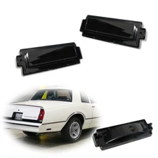 2PC Smoked Rear Side Marker Parking Lights Cover For 1981-1988 Chevy Monte Carlo