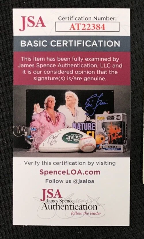 Eddie Miksis Signed 3x5 Index Card JSA (Personal.) AUTO MLB Dodgers/Cubs NICE! - Image 4 of 4