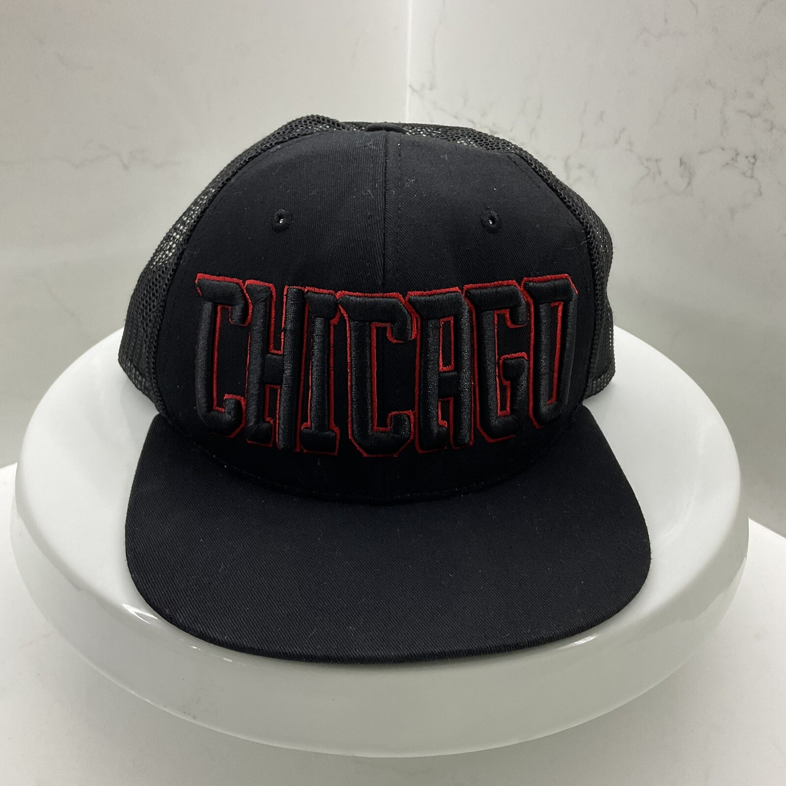 Chicago meshback snapback baseball hat - image 1