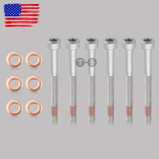 for Mercedes Sprinter 5 Cyl Injector Screw Retainer Bolt Washer Kit Seal O-Ring