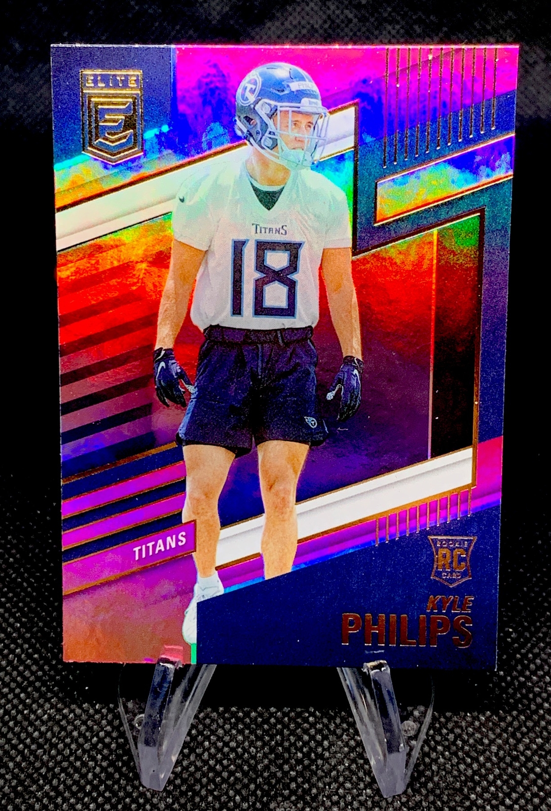 2022 Panini Donruss Elite Pink Kyle Philips #170 RC Tennessee Titans