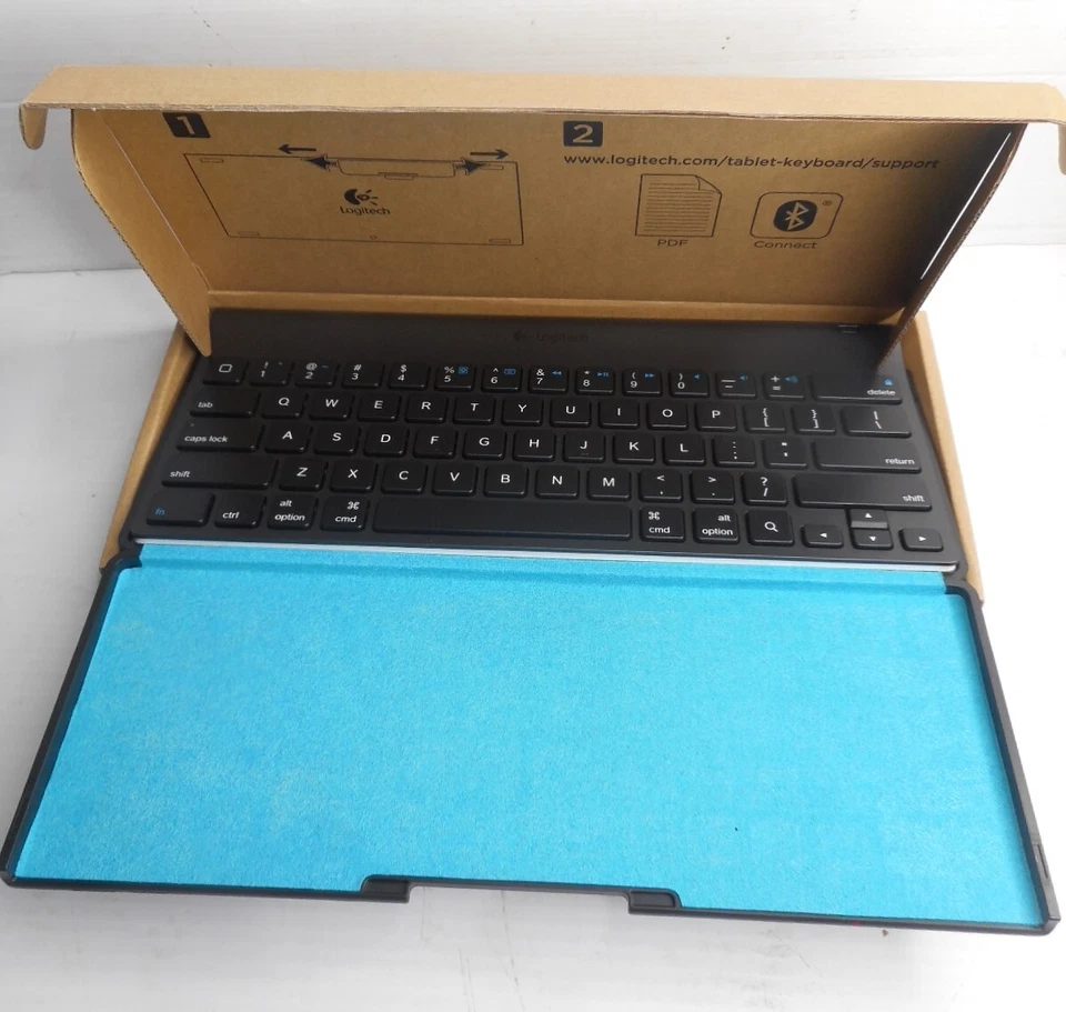 Teclado Tablet Logitech Bluetooth iPad, iPad2, iPad (3ª generación) Productos Foto 3 de 3