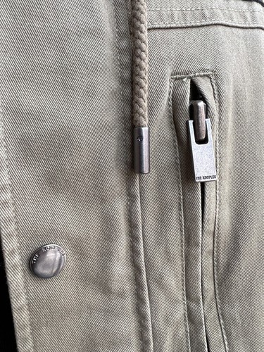 The Kooples U.S. Military Army Utility Canvas Hooded Field Jacket XL / XXL EUC - Picture 2 of 8
