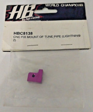 HB HPI Racing RC HBC8138 CNC Fix Mount of tune Pipe for lightning 2