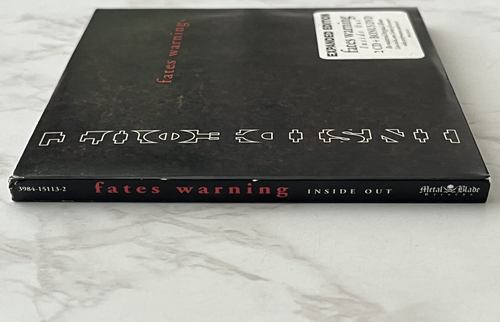 Fates Warning Inside Out 2 CD/DVD Digipak EXPANDED ED. 2012 w/Hype Sticker! RARE - Picture 12 of 12