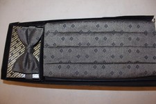 Selix Formalwear Cummerbund  Bow Tie New 79 L 1215
