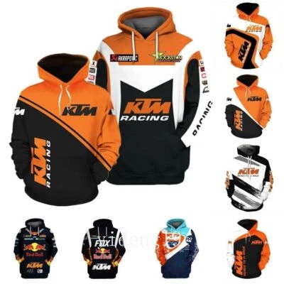 MARKENLOS Herren Motogp Racing Hoodie Motorrad Sweatshirt Kapuze Top Jumper Mantel NEU