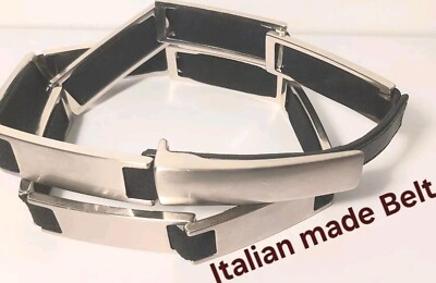 Vintage Fibel Italian belt FIBEL Womens Fashion Belt Italy Made 34 main image 3