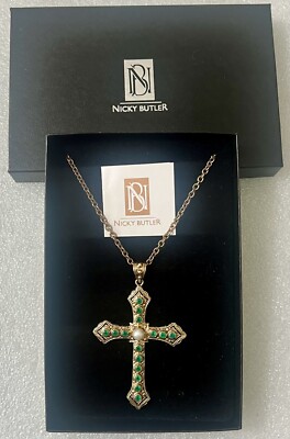 NICKY BUTLER Bronze Collection Green Chalcedony Freshwater  display picture 1