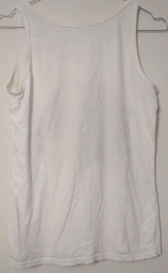 Muse Vest Rock Band Merch T Shirt Tank Top Tee Ladies Size Medium White