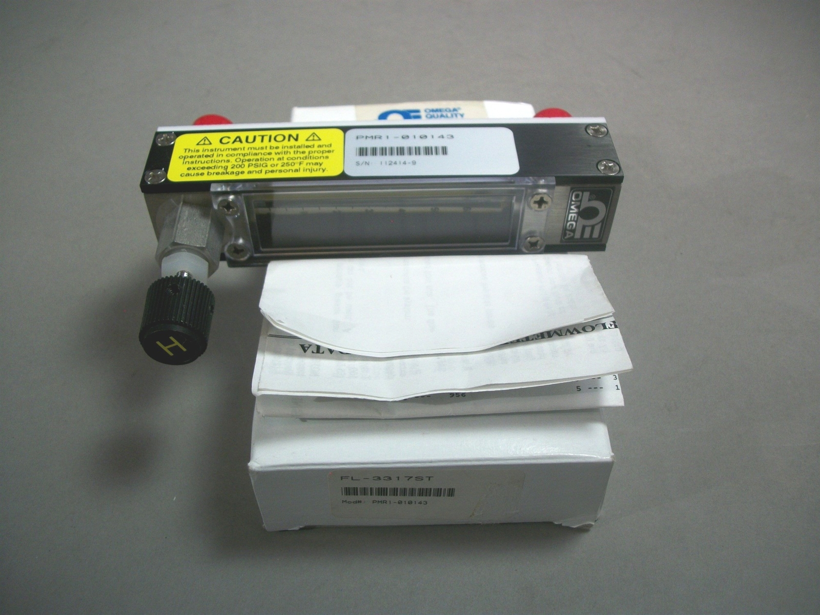 Omega FL3317ST Flowmeter for Tube FT05417STVN Rotameter for sale