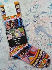 Tabio Japan Womens Able Art Print Cotton Crew Socks Picture Facon UK 4-6.5 37-40