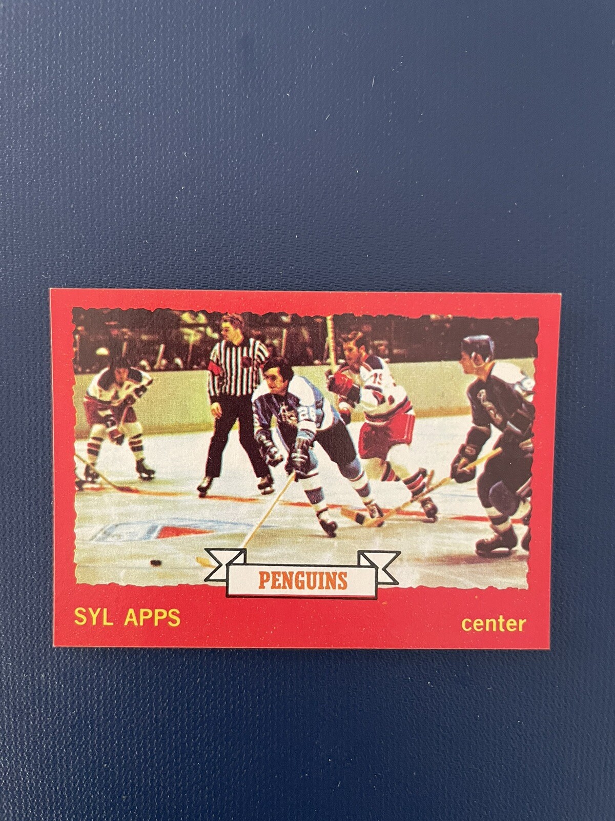 1973/74 O-PEE-CHEE  OPC #76 SYL APPS WHITE BACK !HIGH GRADE ! GEM MINT!