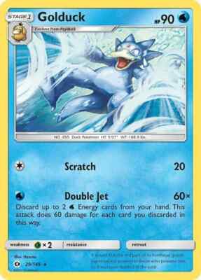 golduck pokemon card - 29/149 - Sun & Moon embrace the overflowing power of Mega Gardevoir ex Pokemon Card Japanese 055/165 Golduck