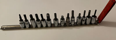 Husky Torx Bit Socket Set Sockets Tool Ratchet Drive Tamper Proof 14 Piece
